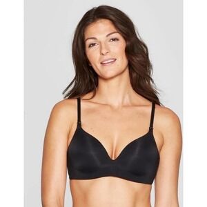 Auden Women's Wirefree Maternity Nursing Bra Black Size 38DDD